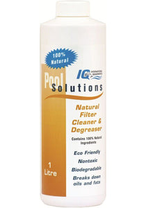 Natural filter cartridge cleaner & degreaser